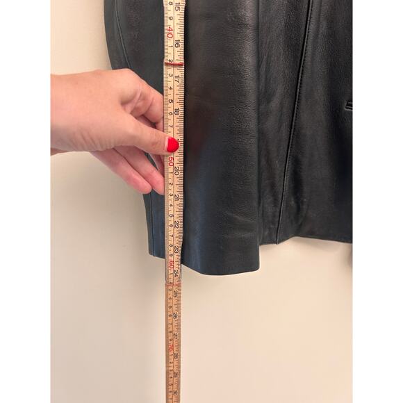 Wilsons Leather Women’s Black Button-Up Jacket | Size L | Classic Style - Picture 3 of 10